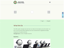 Tablet Screenshot of mail.healthcare-ng.com